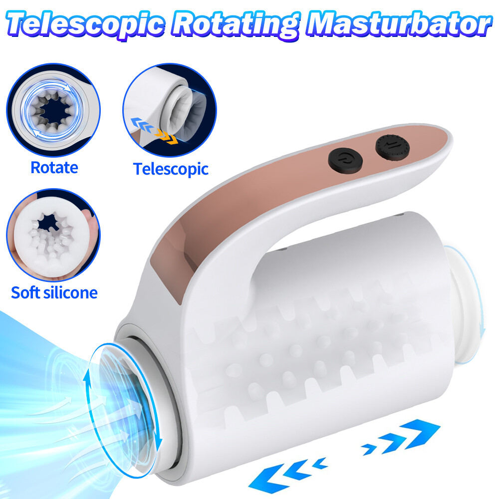 Automatic Male Masturbator Cup Handsfree Thrusting Rotating Sex Toys for Men