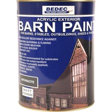 BEDEC BARN PAINT MATT ANTHRACITE GREY 2.5L