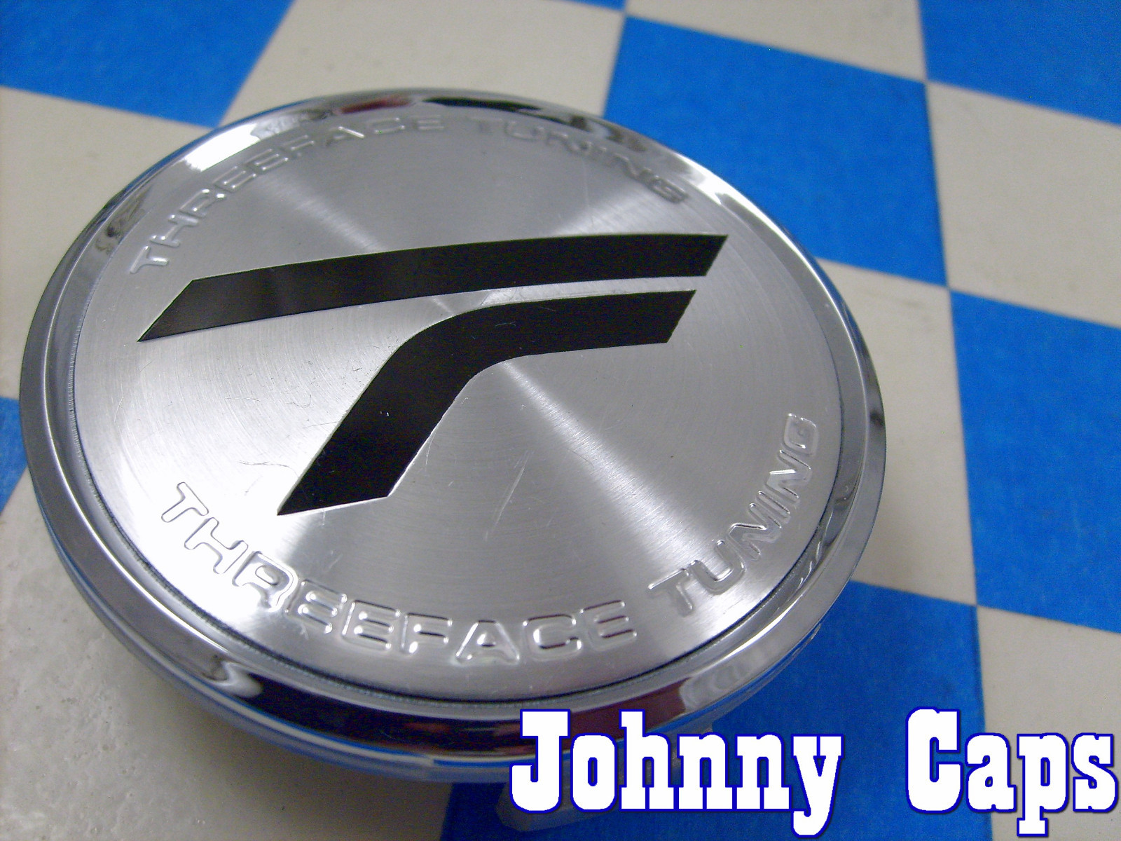 Threeface Tuning Wheels Chrome Center Caps #CAP04BZ-2  Custom Center Cap (1)