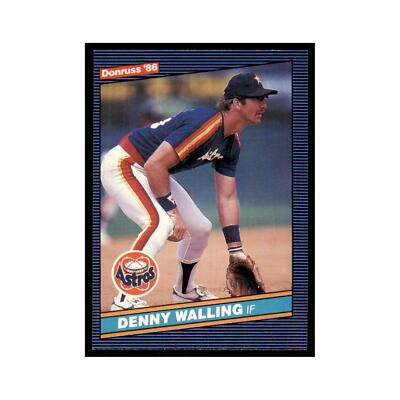 1986 Donruss Denny Walling Astros #136