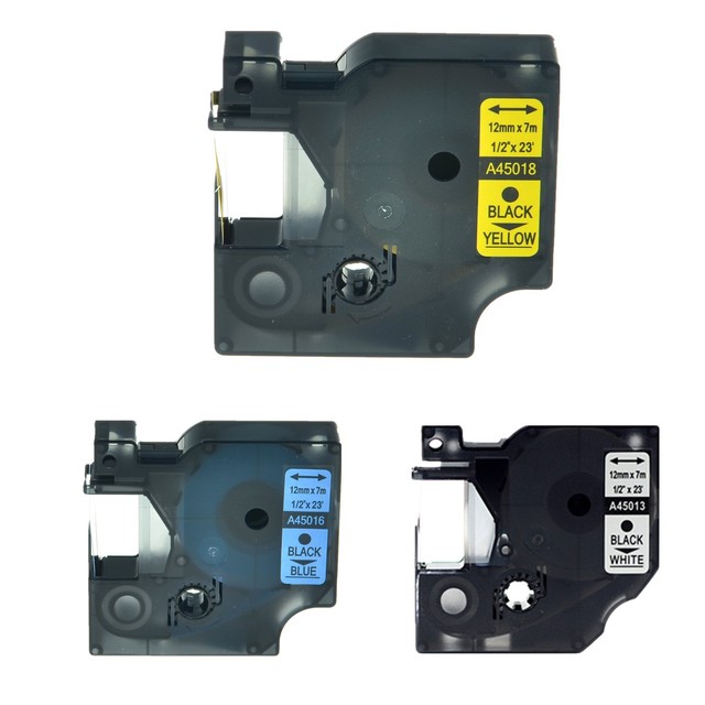 3PK 45013 45016 45018 Label Tape for DYMO LabelManager 150 400 420P