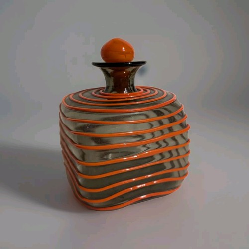 Bottiglia VENINI Murano anni '70 Glass Filo Girato Bottle eBay