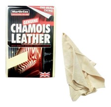 Bagged Chamois Leather 3 1/4 SQ Feet Genuine Clean Shine 3.25 Square Untrimmed