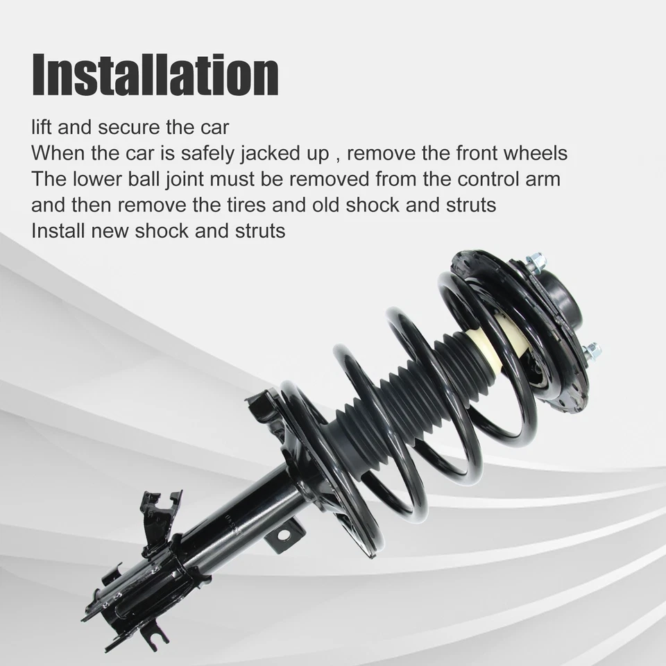4 amortiguadores delanteros y traseros para Nissan Máxima 2004-2008 Foto 4 de 4