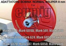 2 ADATTATORE BOBINA N.8/S.8 PER EUMIG (Mark 600D, 501, 610D, 624D, 614D, 605D