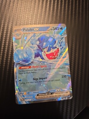 Pokemon Palafin EX 061/167 Twilight Masquerade Ultra Rare Holo NM