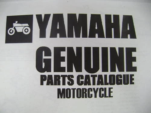 YAMAHA GENUINE PARTS MANUAL 1980 MX175