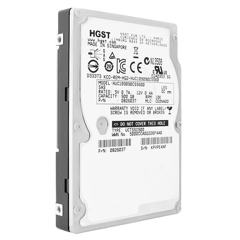 Hard Drive HGST Ultrastar C10K900 HUC109090CSS600 900GB 10K 64MB SAS-2 2.5" - Image 2 of 4