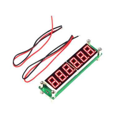 DC 8~15V 6-digits LED Display RF Signal Frequency Counter 0.1MHz~65MHz