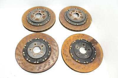 2014 NISSAN R35 GTR DBA FRONT AND REAR BREMBO BRAKE ROTORS OEM 89K MILES