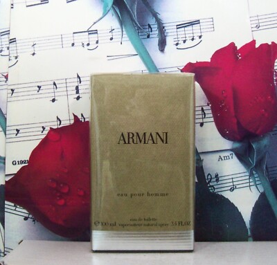 Armani Eau Pour Homme EDT Spray 3.4 FL. OZ. Sealed Box.