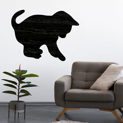 Kitten Playing Cut out, Wood plaque sign,wood Crafts,Craft supply, 