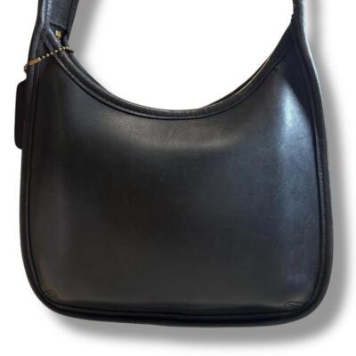 バッグ Dead Stock Vintage Coach Ergo Bag Black Vintage Coach Ergo Mini Zip Black leather shoulder bag 9020 | eBay