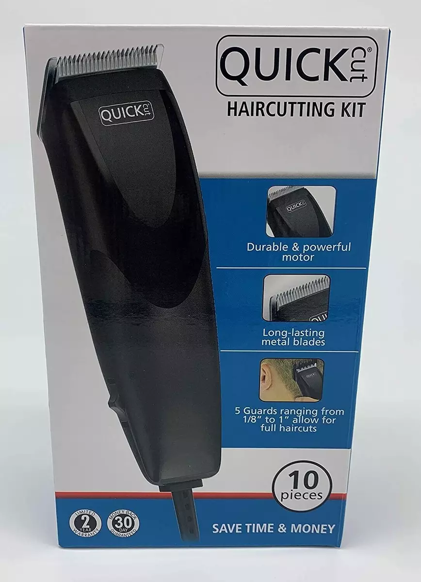 WAHL Quick Cut Haircutting 10 Piece Kit Hair Clippers Trimmer