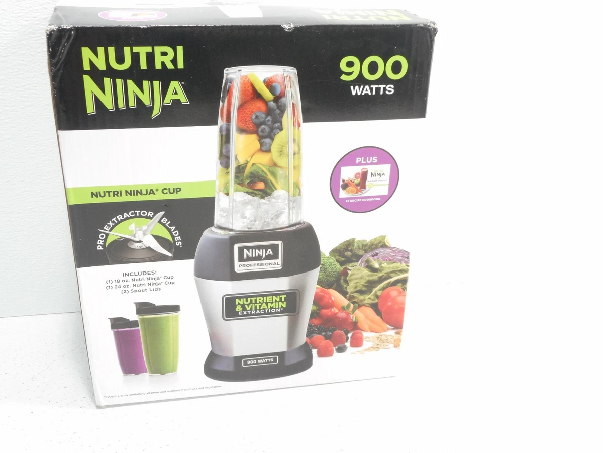 Nutri Ninja BL456 900W Professional Smoothie Blender w/ Cups, Red