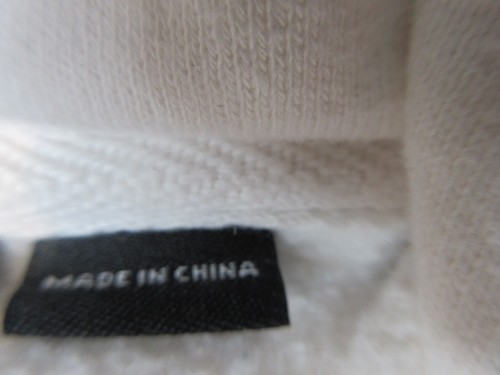 Vans Sweater Womens Adult Extra Large White Gray Cropped Logo Hoodie Sweatshirt - Picture 10 of 14