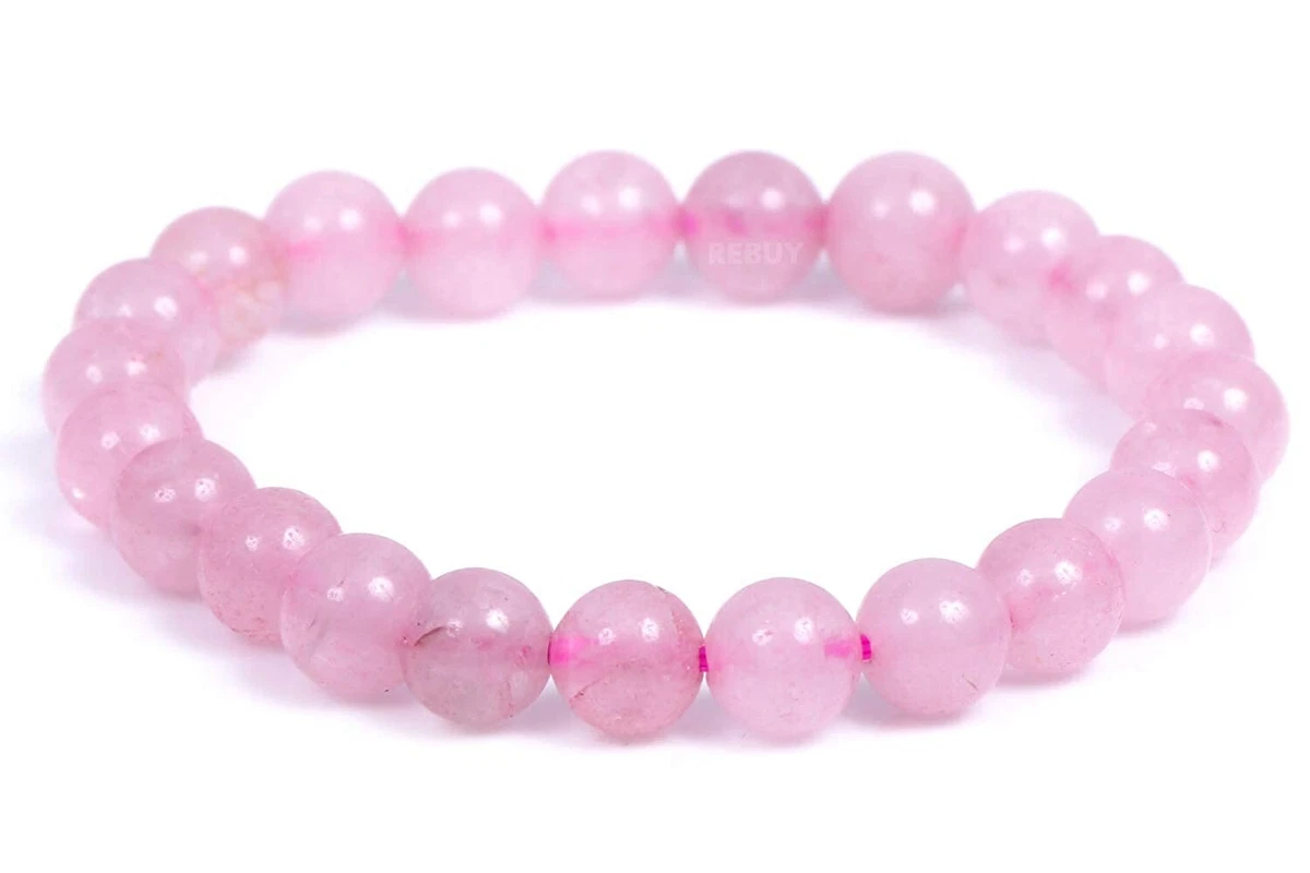 Beaded Rose Quartz Bracelet