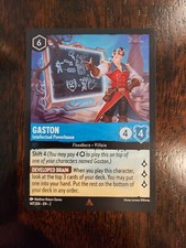 FOIL Lorcana Rise of the Floodborn Gaston Intellectual Powerhouse Foil 147/204