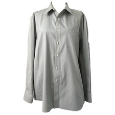 Roberto Villini Dress Shirt Mens 16.5 34-35 Non-Iron Travel Collection