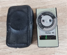 Vivitar 43 CDS Light Exposure Meter Photography Camera Tool with Case Untested 