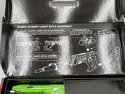 Microsoft Xbox Silent Scope Light Rifle Green PL-2038 New Open Box