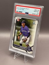 Ryan Ritter - 2022 1st Bowman Draft #BD-136 Prospect Colorado Rockies PSA 10