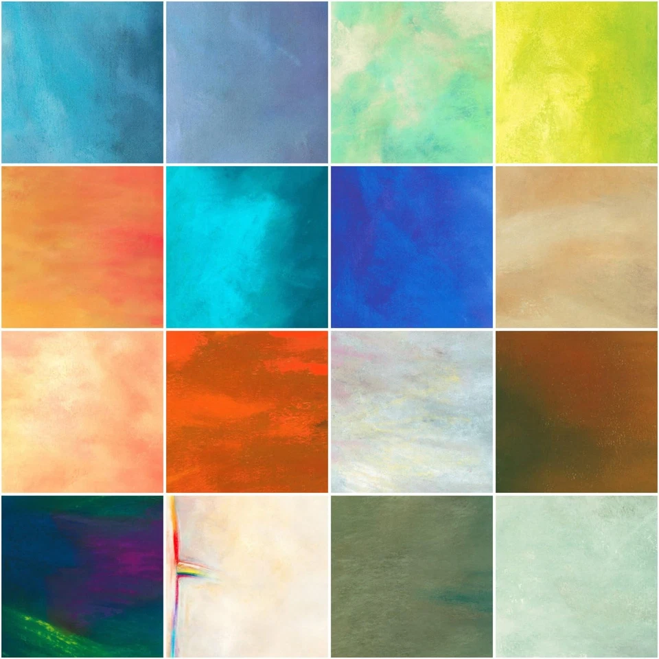 Jennifer Sampou Sky Nuance Roll Up 40 tiras de 2,5 pulgadas rollo de gelatina Robert Kaufman Foto 2 de 2