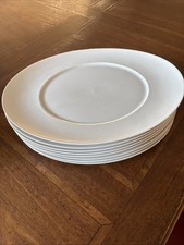Eschenbach 8 Teller 38cm Weiss Platzteller Oval Dinner In Weiss