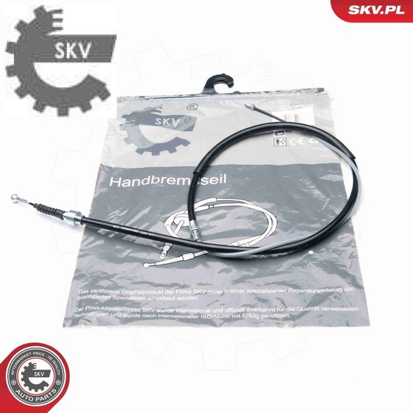 Esen Skv 25SKV786 Seilzug FüR Feststellbremse Handbremsseil Bremsseil FüR Vw-image