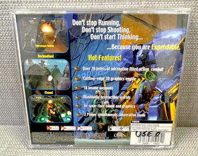 Expendable (Sega Dreamcast, 1999) DC CIB Complete w/ Manual Tested & Working