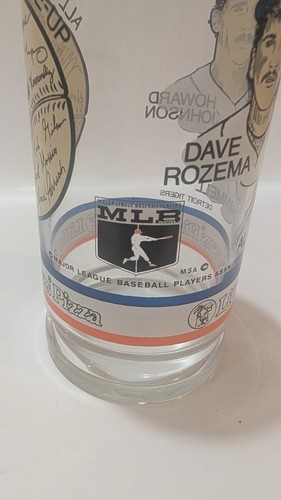 1984 Detroit Tigers/Little Caesars Pizza 4 Trinkglas Set. World Series Team - Bild 12 von 12