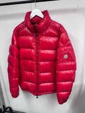 Moncler Maya Hooded Down Jacket Red Size 5 RRP £1,295  Fits XL