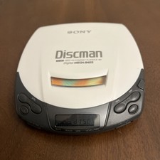 Sony Discman D-191 CD Disc Player Digital Mega Bass. Turns On Won't Read Cd.