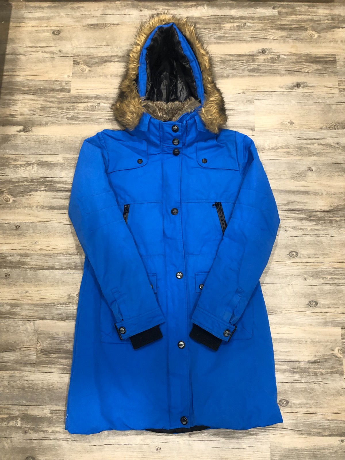 Point Zero Duvet Premium Down Cobalt Long Ski & Snow Jacket - Below -20C Medium