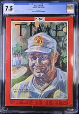 Time Magazine Jack Nicklaus 1st Cover CGC 7.5 Newsstand 6/29/62 v79 #26  TOP POP