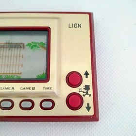 Nintendo Game & Watch LION LN-08 1981 Wide Screen Vintage Tested Working Japan