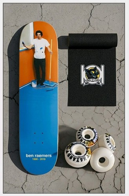 #ad Enjoi Skateboards Ben Raemers 8.0 x 53mm wheels x Griptape $70.00