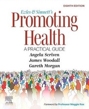 Ewles And Simnett's Promoting Health: A Practical Guide 8 ed, Like New Used, ...