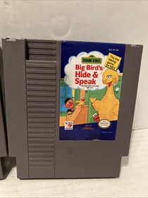 Sesame Street NES Bundle Lot: 123 and Big Bird Hide & Speak Nintendo