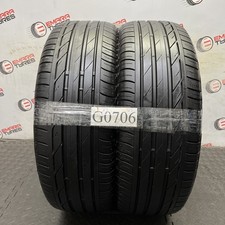 2x 205 55 R17 91W BRIDGESTONE TURANZA  Tread 6.3/6.3mm (G0706) Tested