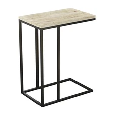 Safdie & Co. Accent End Table, Shape Reclaimed