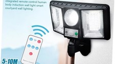 Lámpara de Pared LED Solar con