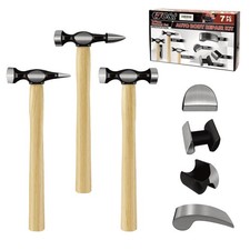 7 Pc Auto Body Fender Repair Tool Hammer Dolly Set Auto Body Repair Tool Kit