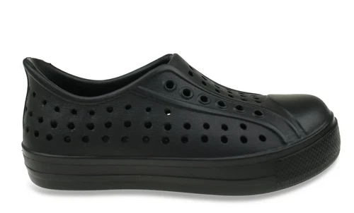 Wonder Nation Toddler Size 9-10 EVA  Black Water Sneakers color Black NEW - Picture 8 of 20