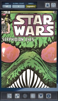 Star Wars Card Trader Masterwork 2024 Wood Legendary 10cc Comic Covers #64 Eyes