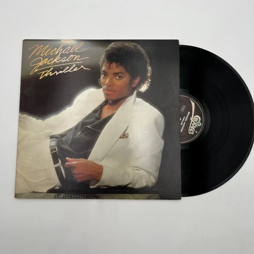 Michael Jackson Thriller LP VG Epic QE38112 1982 US Original Press Clean Vinyl