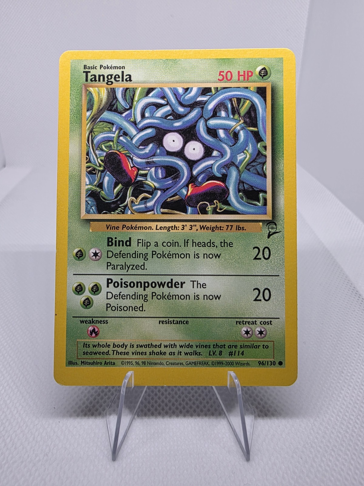 Pokemon TCG Base Set 2 Tangela 96/130 Common Regular EN