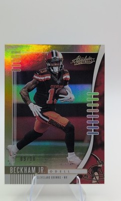 2019 Panini Absolute - Odell Beckham Jr. #20 Spectrum Gold /10