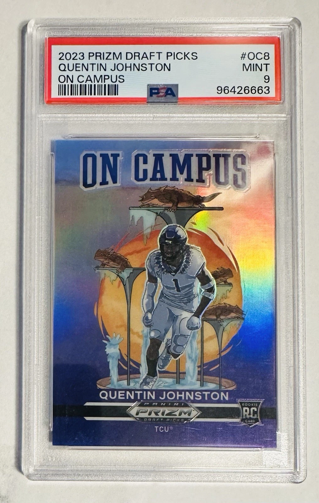 Quentin Johnston Panini Prizm Draft Picks on Campus #OC8 Base