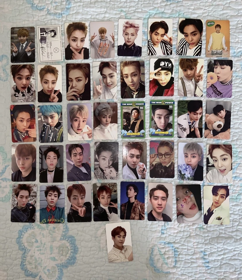 EXO photocards Set Xiumin D.O Baekhyun Album Misc Pcs Kpop (read Desc!) - Image 2 of 4